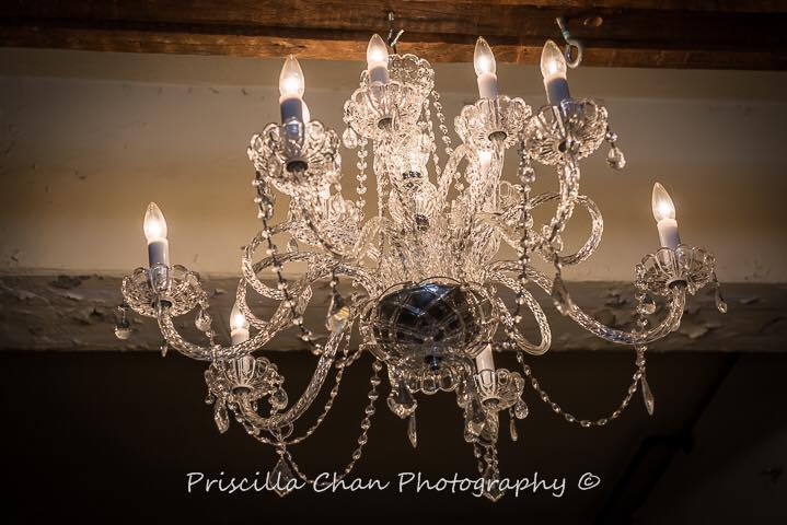 beaded vintage glam chandelier for rental